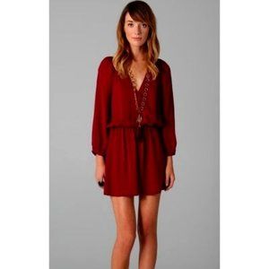 Joie Molly Matte Silk Boho Dress - Size Medium